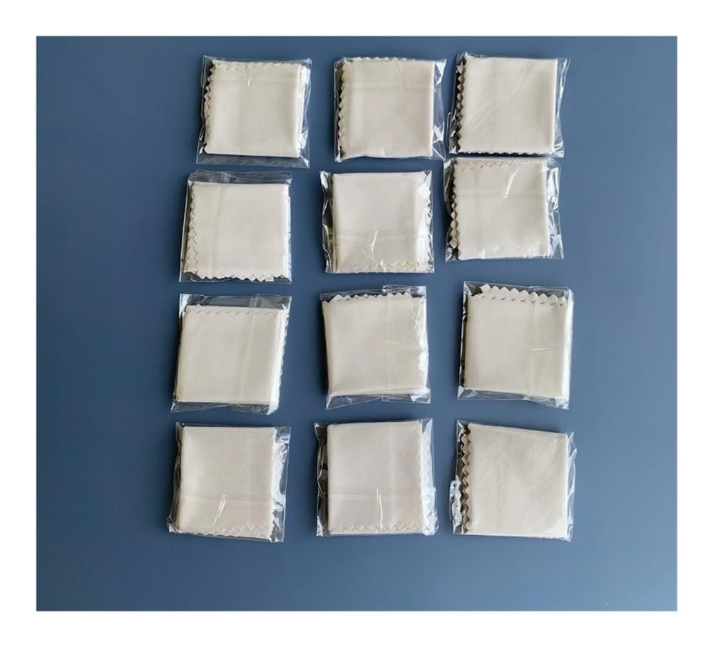 100 paños de limpieza de microfibra gris de 145 x 170 mm para lentes y pantallas de teléfono