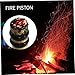 NASSMOSSE Fire Piston for Campfires, Lightweight Compression Fire Starter Piston Manual Ignition Tool for Outdoor Camping Bushcraft Adventur