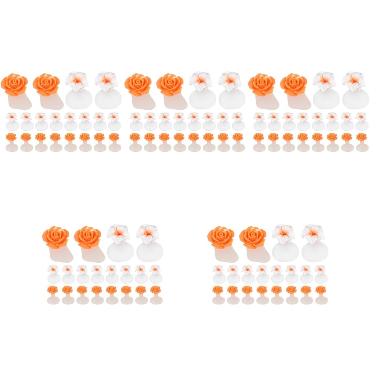 FRCOLOR 80pezzi Separatori Per Dei Silicone Per Pedicure Per Unghie e Distanziatori Comfort Facili Usare e Riutilizzabili Per Nail Manicure Casa