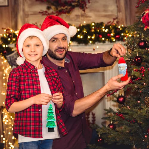Newurban NU0073 Wood Carving Kit For Beginners - Whittling Kit With New Year Tree And Santa Diy - Woodworking Kit With Wood Blocks Knives Gift Set For Kids Adults Christmas Tree Ornaments Decoration thumb #5