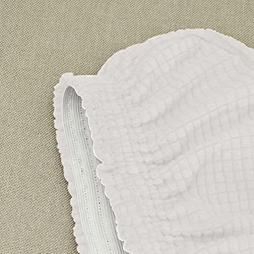 Housse de canapé jacquard 4 places extensible 228-292 cm - 5
