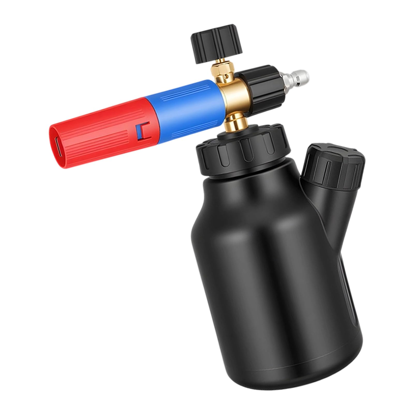 Shinlhua Red Blue Stable Alloy Car Wash Foam Dispenser For High Pressure Cleaners Makes Professional Grades Auto Detailing Simple Car Wash Foam Cannons