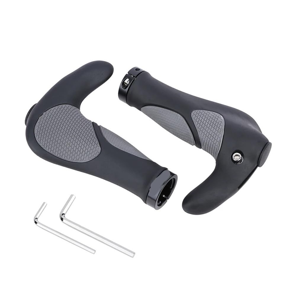 Fundas antideslizantes para manillar de bicicleta, funda para manillar de bicicleta de montaña, absorción de golpes, goma TPR, reposamanos integrado