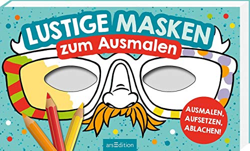 Lustige Masken: Zum Ausmalen