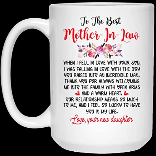 Mother In Law From Daughter I Fell In Love With Your Son Mug 1St Mother's Day Gifts From Daughter Son Baby Mom To Be Gifts Gifts Idea For Grandma Mom Mama Mother's Day Gifts (Multi 1) #TOP2