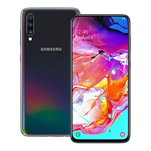 Samsung Galaxy A70 (SM-A7050) 6GB / 128GB 6.7-inches Dual SIM Factory Unlocked - No Warranty(Black)