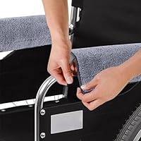 Rollstuhl-Armlehnenbezug Armlehnen Polster - Verstellbar Verbreiterter Nylon-Klettverschluss,Bequeme Armlehnenunterstützung Druckentlastung pad, für Rollstühle und Bürostühle Memory Schaum Pads,2 Pack