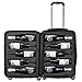 Wine Bottle Suitcase | Holds 10 Standard 750 ML Size Bottles | Universal Airplane Luggage Case, TSA Approved Wheeled Bag For Professionals and Consumers, Gift For Wine Lovers & Connoisseurs (24 IN)