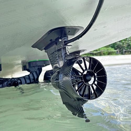 LEDONNE Electric Fin for SUP Electric Surf Fin Underwater Thruster Electric Fin SUP Conversion Kit Surf Booster Electric SUP Fin with Waterproof Battery with LED Battery Indicator - Thumbnail 6