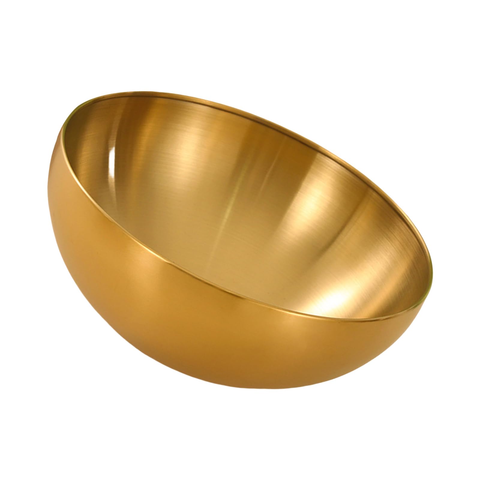 Buxuaaaa Gold Multifuntional Stainless Steel Bowl Easy Cleaning Bowl Giftable Kitchen Accessories Suitable For Cooking Enthusiasts Salad