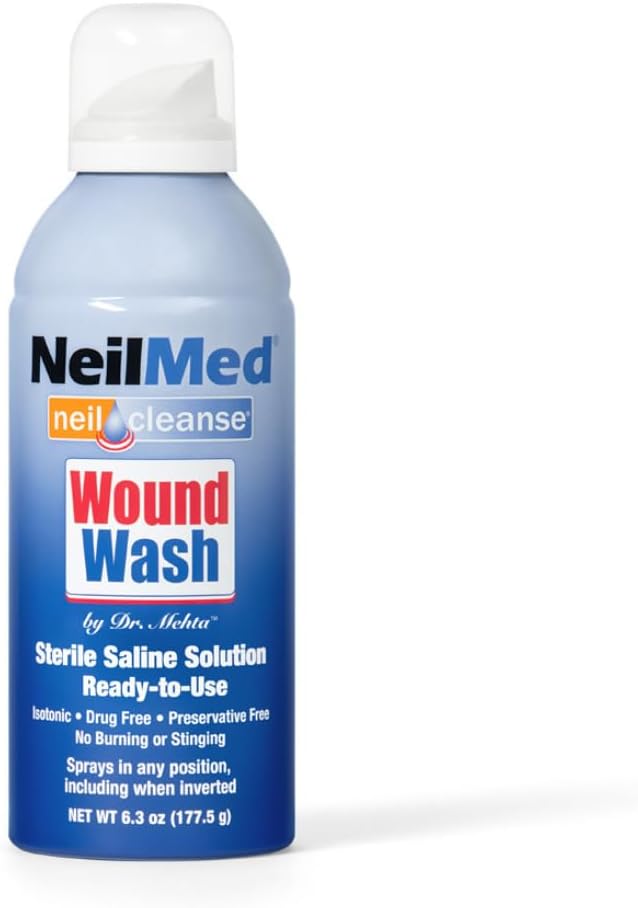 Pharmaceuticals - Neilcleanse Wound Wash Ready-To-Use Sterile Saline