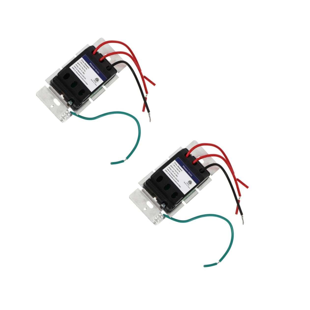 2 Piezas Interruptor De Atenuación Atenuador De Luz Regulador De Intensidad Atenuadores Luz Más Tenue Atenuador Para Luces Led Atenuador Led Potencia Deslizar Condujo Abs