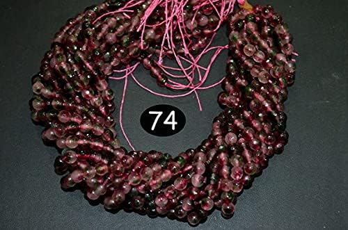 Quartz pastèque rond facetté 6mm pour création de bijoux LKBEADS - 4