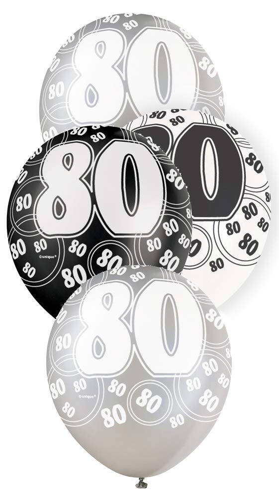 Unique Party 92068 - 9ft Foil Glitz Pink Happy 80th Birthday Banner — view 193