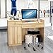 CoVibrant Ergonomic Lockable Rolling Stool Adjustable Swivel Stool for Medical Doctor Office Spa Kitchen Desk Esthetician Artist Exam Room