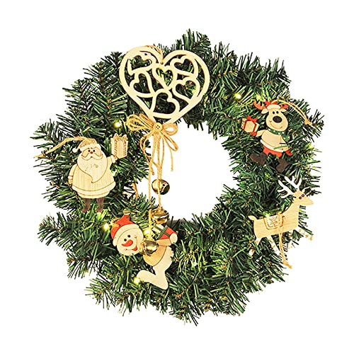 Couronne de Noël extérieure pour revivre la magie des Noëls traditionnels en famille