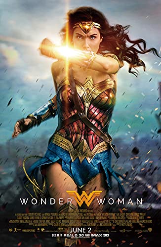 Fortiaboot Wonder Woman Movie Poster 15 x 23 Inches Affiche 38 x 58 cm (380 x 580 mm) Cadeau décorative