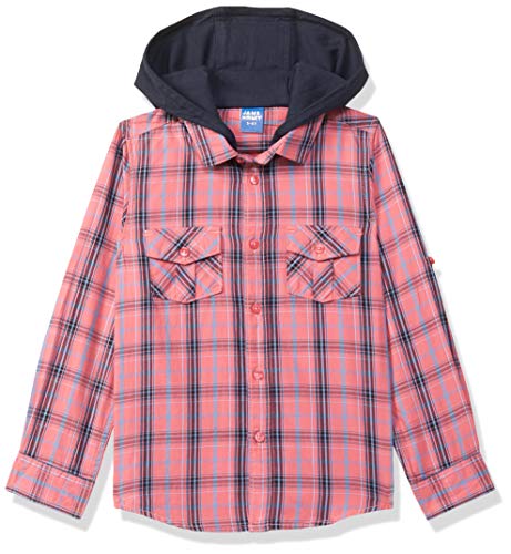 Image of Amazon Brand - Jam & Honey Boy's Regular Button Down Regular Fit Shirt