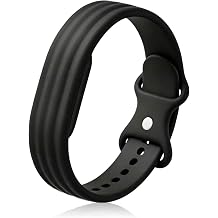 Silicone Watch Band for Google Fitbit Air, Stretchy Elastic Sport Strap for Google Fitbit Air, Wristband for Women and Men