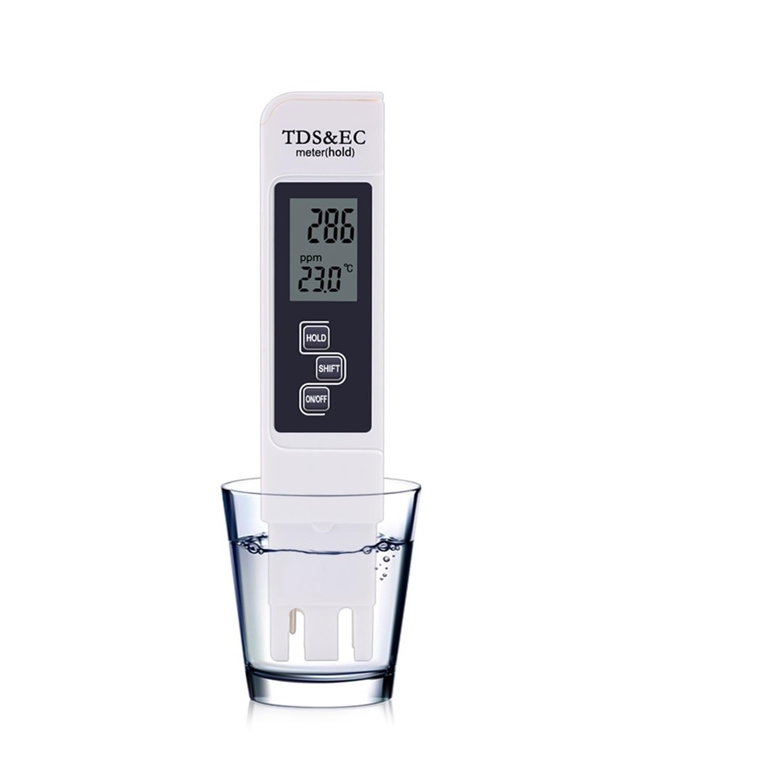 Medidor de pH 10 unids/Lote TDS Tester, medidor EC, de conductividad, Herramienta medición Agua, función 3 en 1, 0-5000ppm