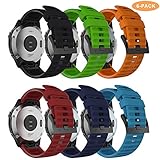 【CORREA APLICACIÓN】: la correa compatible con Garmin Fenix 6/Fenix 6 Pro/Fenix 6 Sapphire/Fenix 5/Fenix 5 Plus/Forerunner 935/945/Approach S60/Quatix 5/Garmin Instinct Watch(NO se ajusta a 26mm Fenix 6X/Fenix 5X / 20mm Fenix 6S/Fenix 5S).