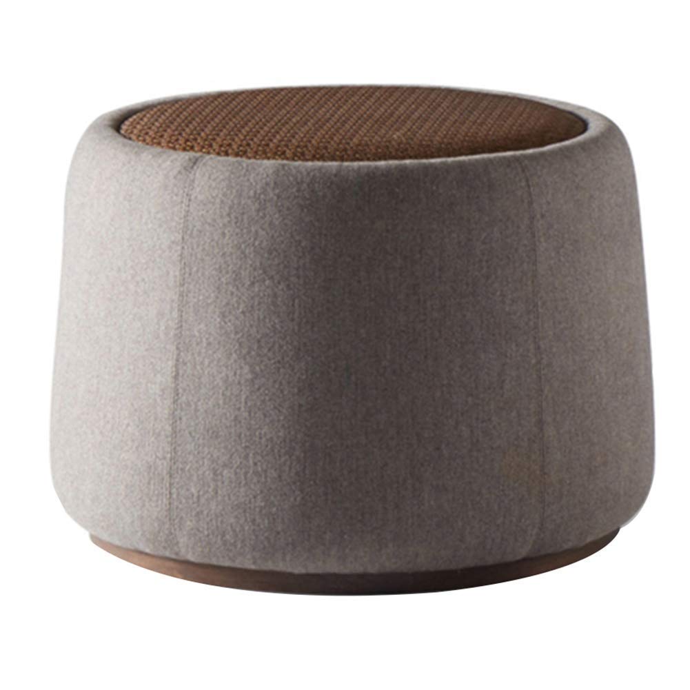 Tabouret de canapé ottoman en tissu haut de gamme pour intérieur raffiné