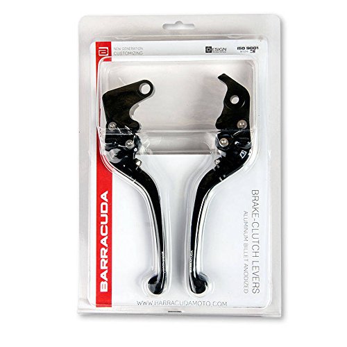 Barracuda - Leve freno e frizione regolabili Yamaha T MAX 08-11 / 530 12/16 (coppia).
