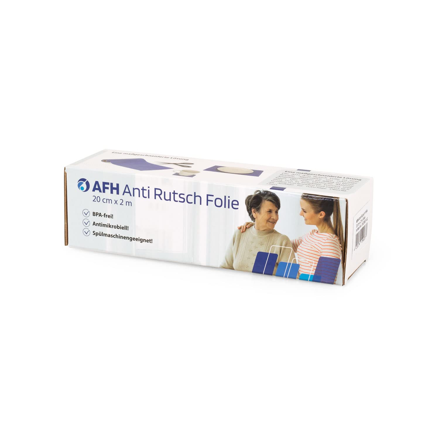 AFH Anti-Rutsch-Folie rutschfeste Unterlage | 20 cm x 2 m (Blau)