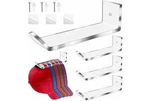 Adhesive Hat Organizer for Baseball Caps Wall