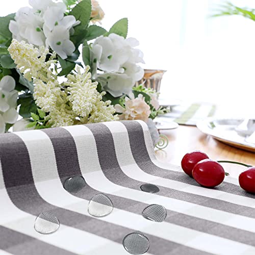 Ladity Water Proof Swag Valance For Window Kitchen Window Curtain 1 Panel Grey And White Classic Buffalo Checked Swag Country Farmhouse 54 Inch Wide By 36 Inch Long #TOP3