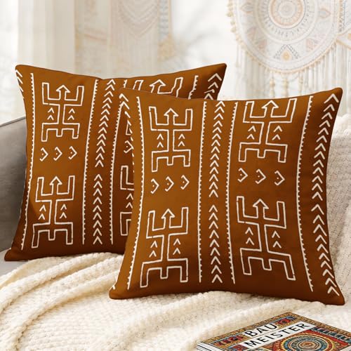 Zongbi Decorative Throw Pillow Covers 18x18 Inch Set of 2,