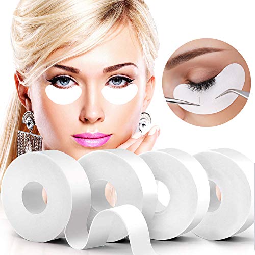 Lash Tape for Eyelash Extensions,4 Rolls Eyelash Extension Tape Lash Pads for Individual Eyelash Extensions (1'' x 5.5 Yard)