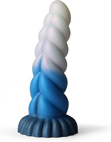 Consolador realista monstruo para mujer Consolador de fantasía de silicona líquida de 8.6 pulgadas con fuerte ventosa, enorme consolador grueso para