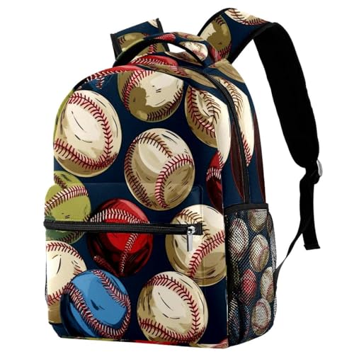 Sac à dos de voyage vintage ergonomique multicolore avec filet gourde