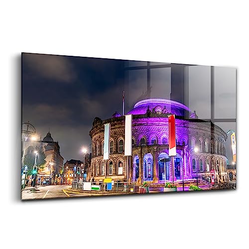 Image Décoration murale Leeds Corn Exchange en Verre coloré Durable Wallfluent 120x60cm