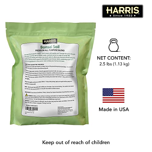 Harris Bonsai Soil, All Purpose Premium Blend For Outstanding Growth, 2Qt #TOP5