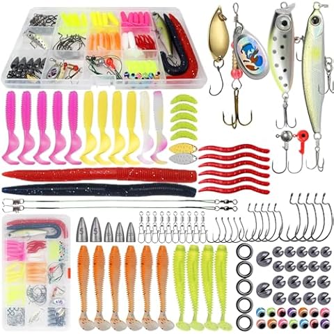DUSPIRO 114 Pcs Mixed Fishing Lure Kit Cover