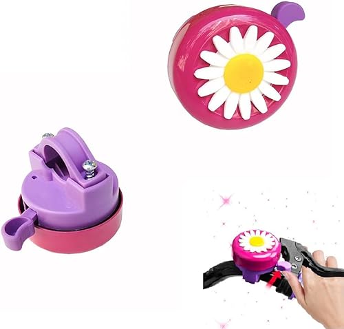 Miniatura 2 de Cesta de bicicleta para niñas, cesta de bicicleta para manillar con collar de unicornio, campana de bicicleta, serpentinas, cuentas de rueda de