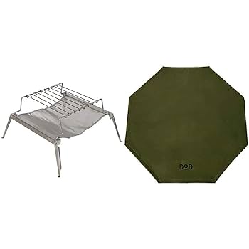 【廃盤品】DOD　秘密のグリルさん　 コンパクト BBQグリル　焚火台 ポケットに収まる焚き火台！？DOD「秘密のグリルちゃん」は