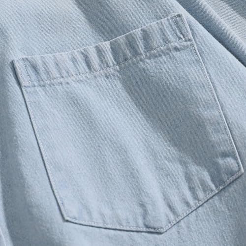 Chaqueta ligera de mezclilla para hombre miniatura 5