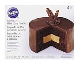 Material: Aluminio Wilton Moldes para Mini-bizcochos Rellenos, 2 Piezas, Acero, Centimeters
