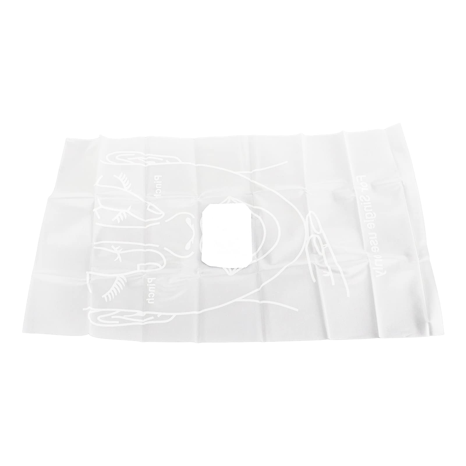 50pcs Barrière de Réanimation Cardiopulmonaire, Boucliers de Face RPR Jetables, Formation CPR CPR Aide Respiration Artificielle Isolement Masque Emergency Trainer
