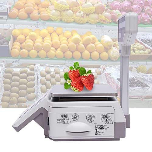 Báscula Digital con Impresora para Comercio miniatura 3