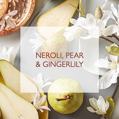 Boutique Néroli Duo pour le corps poire et gingembre – 1 gel douche pour les mains et 1 lotion pour les mains et le corps 500 ml – Huiles essentielles – Végétalien – Fabriqué en Angleterre