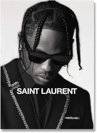 Amazon.de: Leinwand Wand Kunst Druck Schwarz Weiß Travis Scott Music ...