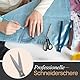 Scherenpalast® Schneiderschere (25,4 cm) Nähschere Stoffschere scharf mit Fadenschneider - Profi Textilschere Nähzubehör aus Edelstahl – Schere zum Schneiden von Stoff - Zubehör zum nähen