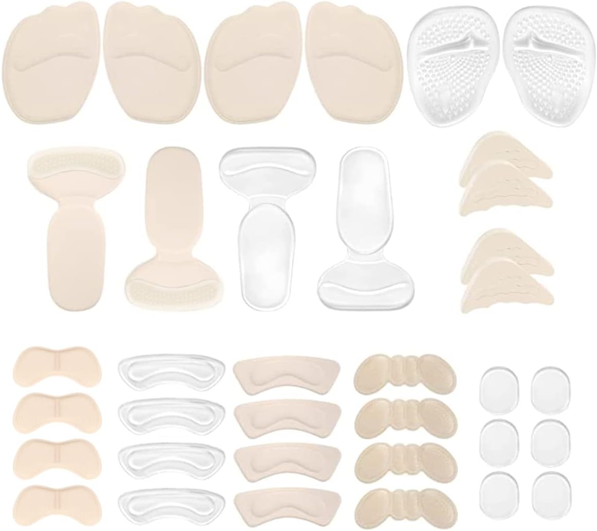 Heel Cushions for Shoes,Heel Pads for Shoes That are Too Big,Heel Cushions for Women Men Back of Heel,Heel Pain Relief,Inserts to Make Shoes Fit Tighter (18Pairspad)