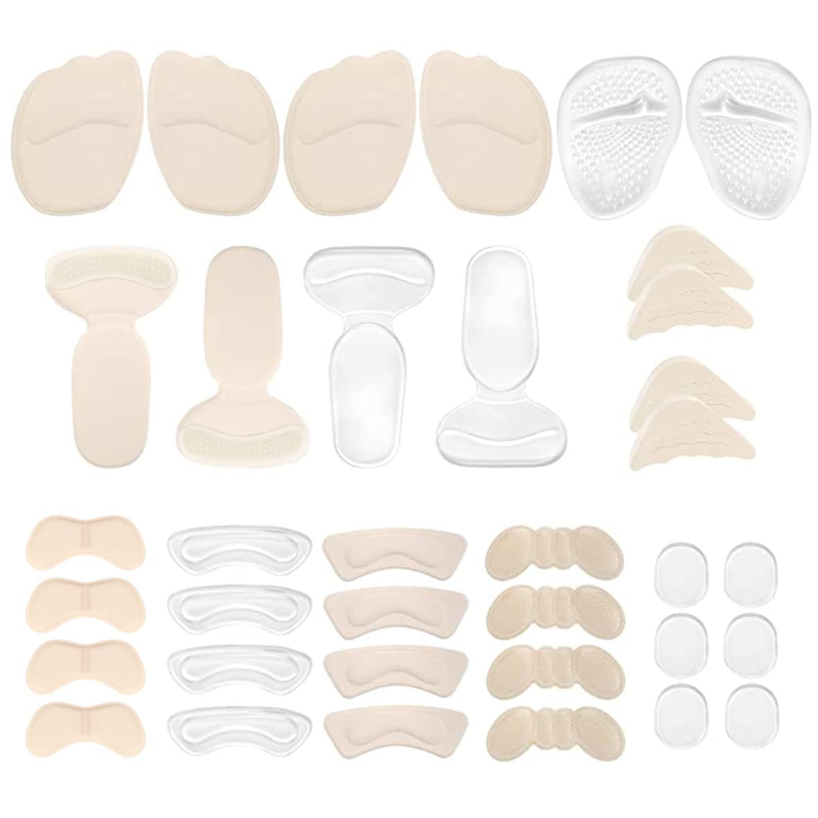 Heel Cushions for Shoes,Heel Pads for Shoes That are Too Big,Heel Cushions for Women Men Back of Heel,Heel Pain Relief,Inserts to Make Shoes Fit Tighter (18Pairspad)