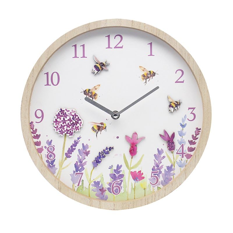 The Leonardo CollectionClock, Lavender, One Size