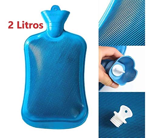 Bolsa De Água Quente 2 Litros Compressa Térmica Borracha (cores variadas)